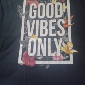 MENS GOOD VIBES ONLY TSHIRT